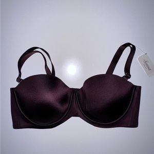Soma Brown Vanishing Back Multi Way Strapless Bra 36D NEW Convertible Underwire